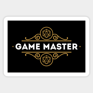 Game Master GM RPG Tabletop Gift Nerdy Idea Sticker